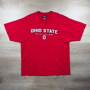 Vintage 00s AS Sports Ohio State Buckeyes Number 0 Graphic Tee XL